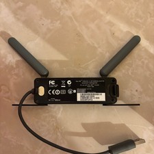 Adattatore di rete wireless Xbox 360 doppia antenna parti OEM non funzionante