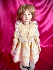 OOAK Anna Adams Artist Portrait Bisque Child Doll Hand Painted Seeley Compo Body