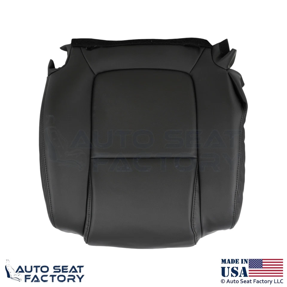 2003-2006 For Chevrolet SSR Genuine Leather Front Bottom Seat Covers Ebony - Image 2 of 4