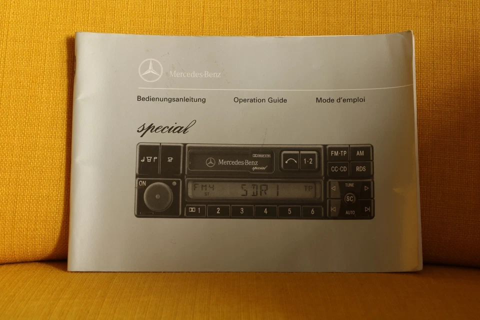 Bedienungsanleitung Mercedes Special BE 2210 Becker W202 W210 W140 R129 W463 - Bild 1 von 1