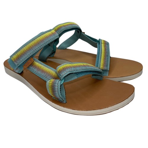 Teva Original Universal Sandals Womens Size 11 Aqua Strappy Casual Comfort Shoes - Picture 2 of 24