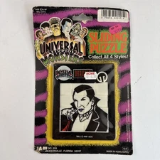 Universal Studios Monsters Dracula Slide Puzzle JaRU 1991 SEALED NIP NOS