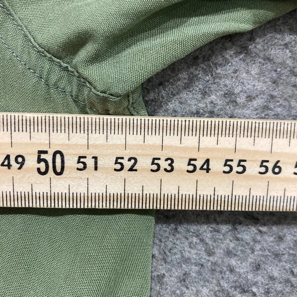 Chaqueta Jag para mujer talla 10 verde mezcla de lino mezcla de lino Lyocell cremallera completa 15810 Foto 3 de 4