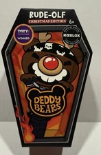 2025 Christmas Deddy Bears ~ Rude-Olf ~  5" Plush ~ NEW