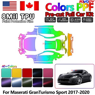 Color Precut PPF Paint Protection Film For Maserati GranTurismo Sport 2017-2020