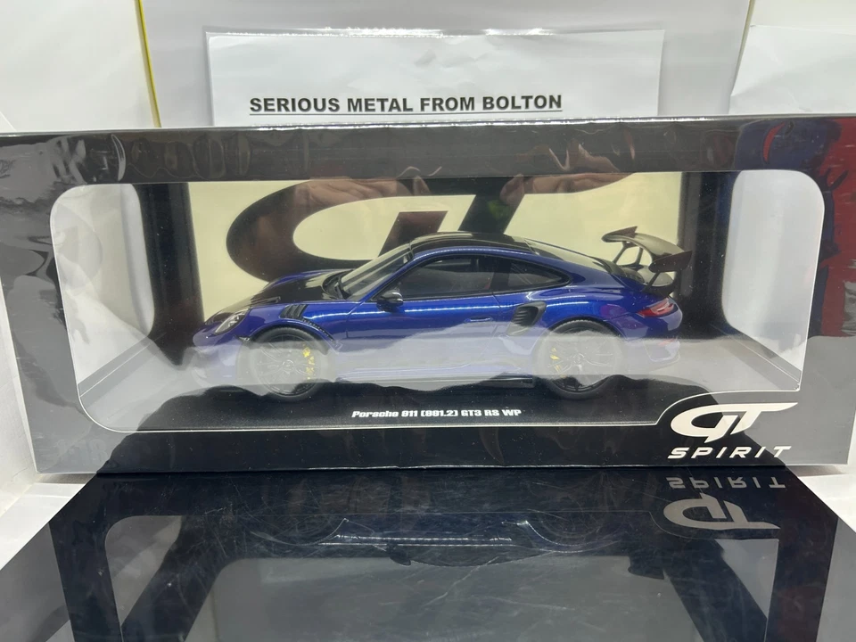 GT SPIRIT GT526 2018 PPORSCHE 911 (991.2) GT3 RS PACK WEISSACH СИНИЙ L/E 1:18 - Изображение 2 из 4