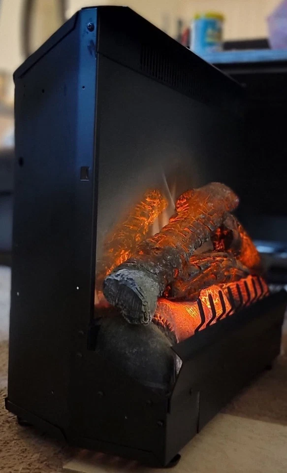 Dimplex 23" Fireplace Insert Electric Box Black Standard Log Set Heater 120V  - Image 3 of 4