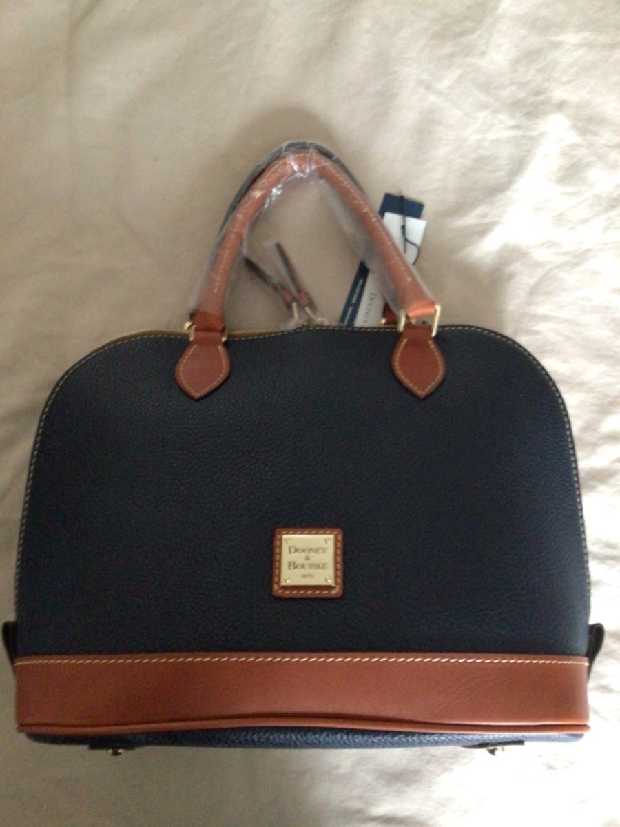 Dooney & Bourke Zip Zip Satchel midnight blue. Brand new | eBay