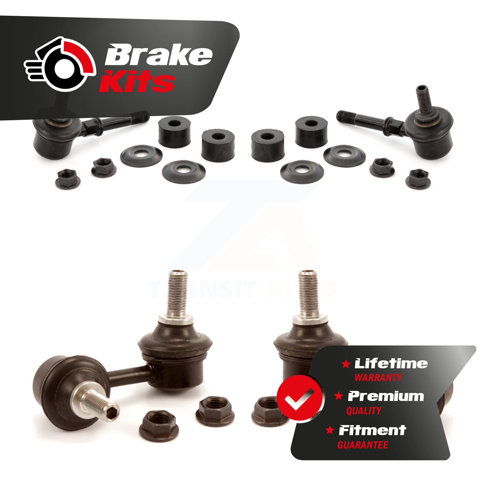 Front Rear Suspension Stabilizer Bar Link Kit For 2003-2006 Mitsubishi Outlander