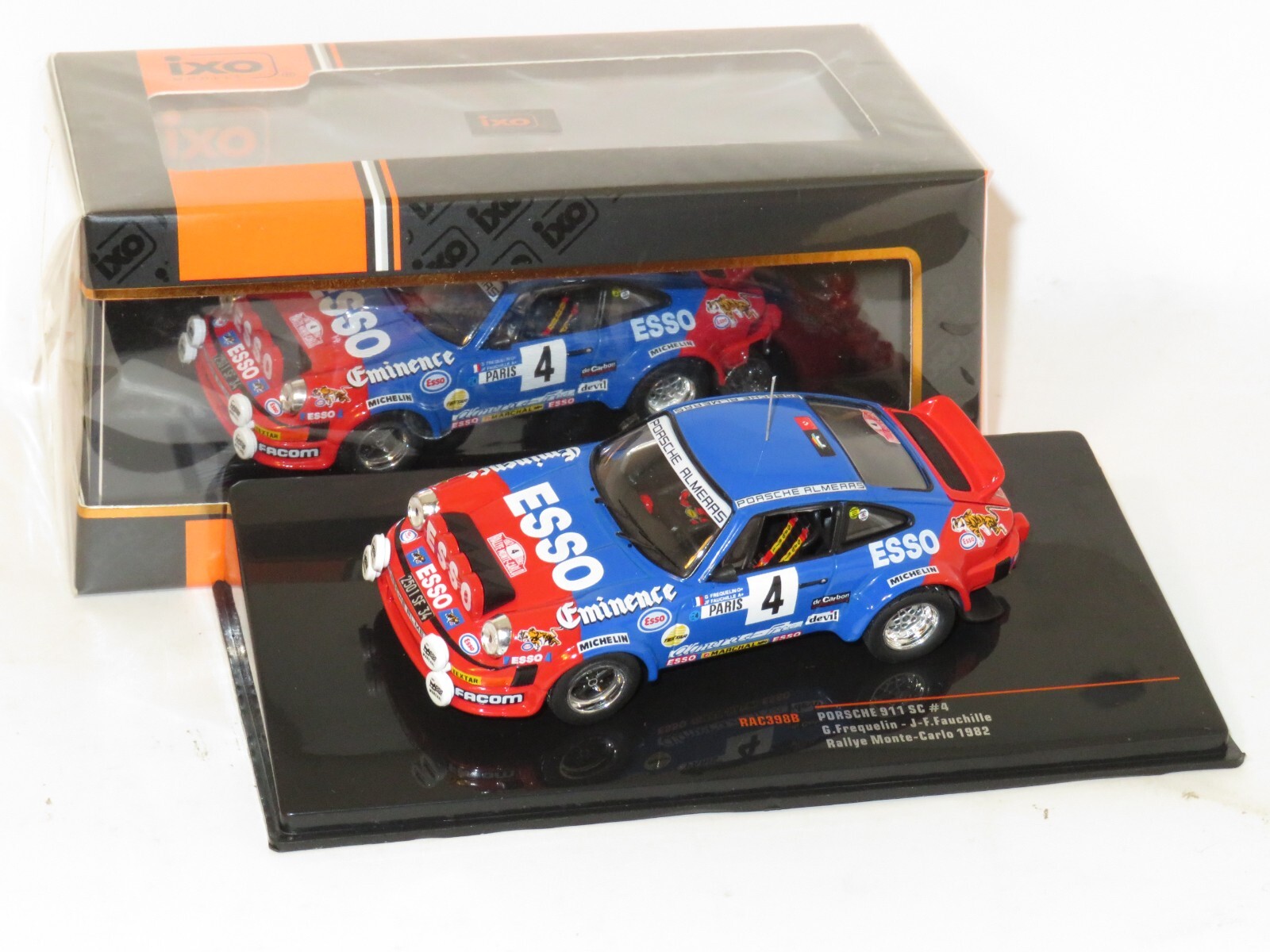 1/43 Porsche 911 SC ESSO  Almeras  Rally Monte Carlo 1982 #4 G.Frequelin