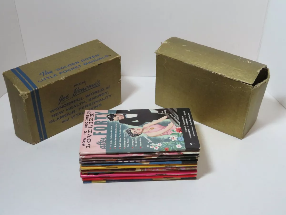 Vintage 1950's Joe Bonomo's Golden Dozen pocket manuals lot of 11 very nice cond