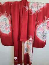 High quality,Japanese Silk KIMONO Robe ,Furisode, , 27