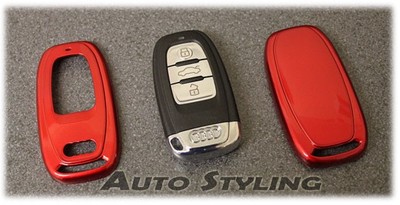 Vw Key Fob Cover Silicone Key Cover For AUDI 3-Button Remote – Protective Skin Case In Multiple Colors (Black, Blue, Red, Etc.) – Soft Shell Cap Audi Key Fob Cover - Foto 9