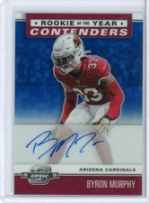 BYRON MURPHY 2019 CONTENDERS OPTIC ROOKIE OF THE YEAR AUTO #08/75 VIKINGS
