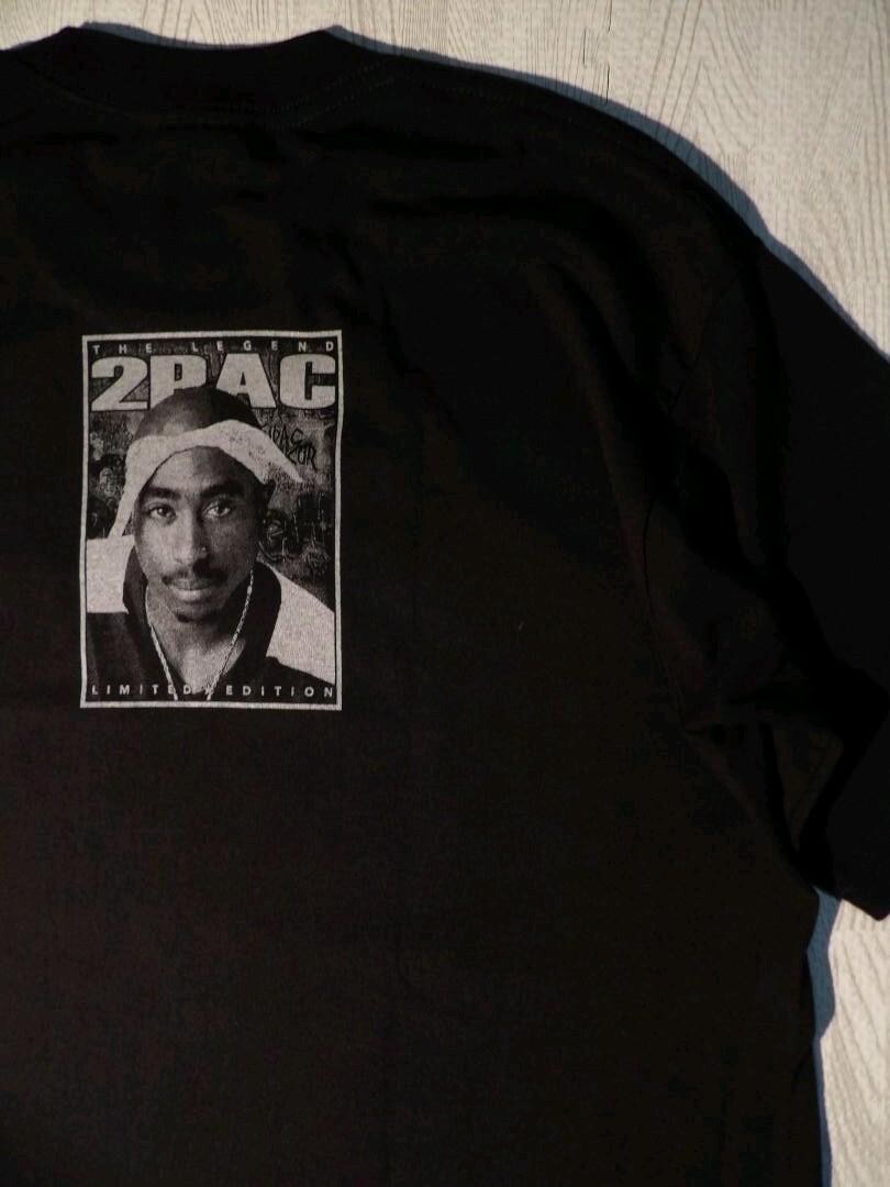 90s Vintage USA 2pac raptees artist Black T-shirt Size M New 90s Vintage USA 2pac raptees artist Black T-shirt Size M New