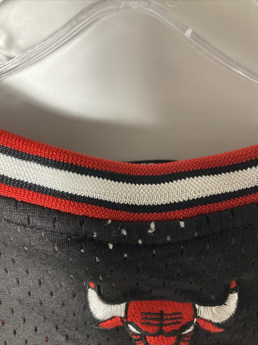 FULLY STITCHED Black Adidas Michael Jordan #23 Chicago Bulls