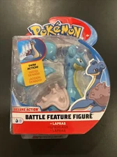 NIB Pokémon Deluxe Action Battle Feature Figure - Lapras - New WCT FREE SHIPPING