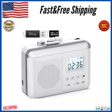 Gracioso Portable Cassette Player Recorder Converter,Cassette to MP3 via SD Card