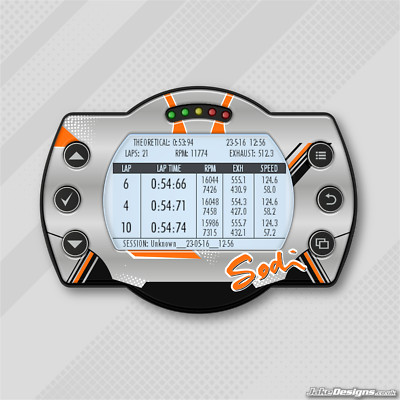 SODI STYLE GEL STICKER FÜR UNIPRO UniGo - KARTING