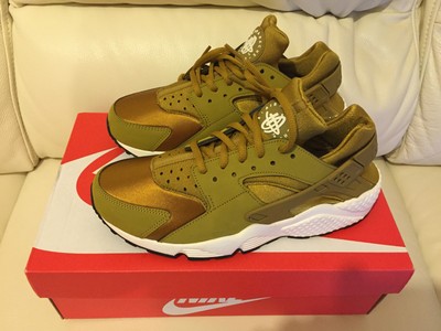 NIKE AIR HUARACHE BRONZINE BRONZE GOLD ALL SIZES 4-9 LIMITED EDITION NEW  *LOOK* | eBay