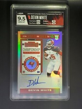 2019 Panini Contenders Rookie Ticket Auto Devin White /49 Gem Mint 9.5 10 Edg RC