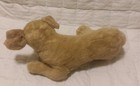 Rare Piutre Golden Retriever Puppy Dog Plush Stuffed Animal, Handmade in Italy — photo 2