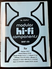 Sams Modular Hi-Fi Components Manual MHF 59 - RARE!