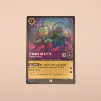 Disney Lorcana Inklands - Magica De Spell - Thieving Sorceress 50/204  NON-foil | eBay