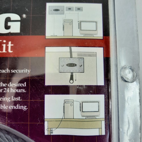 Belkin Bulldog Universal Security Kit Aircraft Quality Heavy Duty Lock Computer - Picture 10 of 15