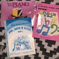 Lot Of 3 Bastien Piano Books