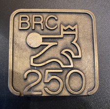 Vintage BRC 250 Bowling Brunswick Square Belt Buckle