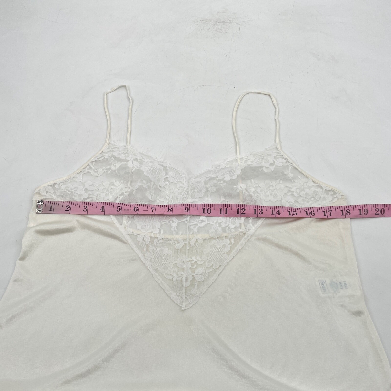 ILISE STEVENS Pegnoir Set womens L lace Nightgown floral Robe 100% nylon 2 piece