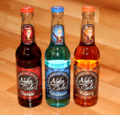 Fallout Original Nuka Cola Victory Quantum Classic Full Bottles