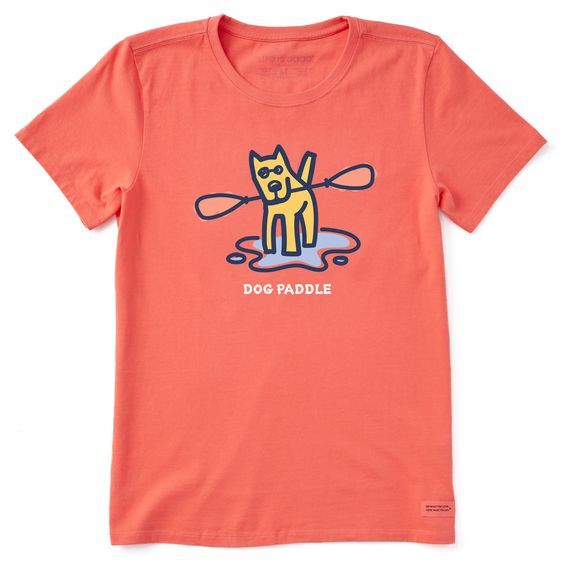 Life Is Good Rocket Dog Paddle SS Crusher-Lite Tee Women's Shirt