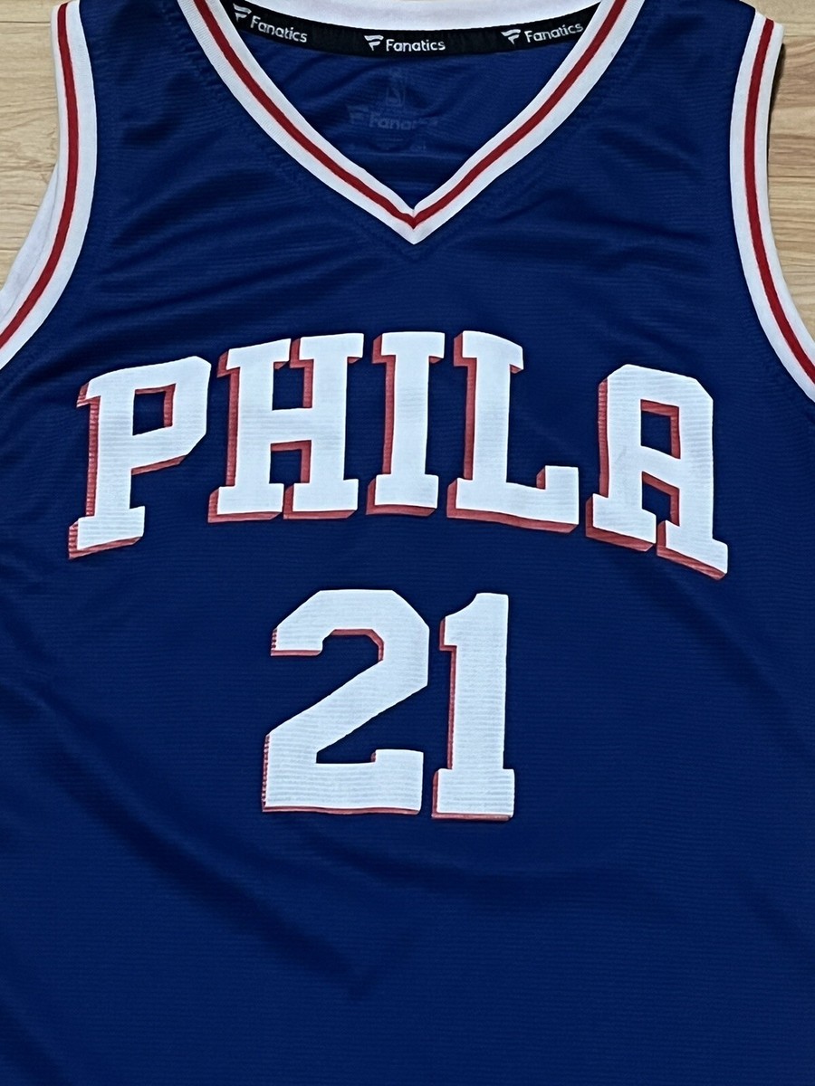 FANATICS NBA PHILADELPHIA 76ERS #21 JOEL EMBIID JERSEY