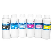 6 Large Refill Ink Bottles 3000ml alternative for All inkjet Printers BCMY/LC/LM