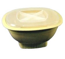 Vintage Nordic Ware Microwave Popcorn Popper Yellow w/Clear Lid Made In USA 301