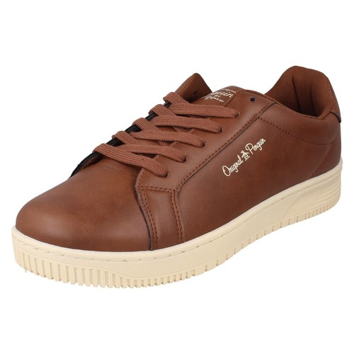 Mens SELWYN Lace Up Casual Trainers By Penguin - 第 2/22 張圖片