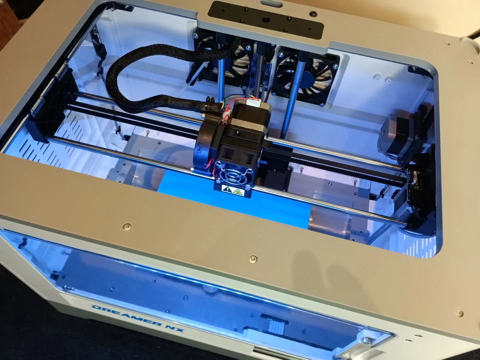 Flashforge Dreamer NX 3D Printer Single-Extruder Clear Door and Rear Fan - Image 3 of 4