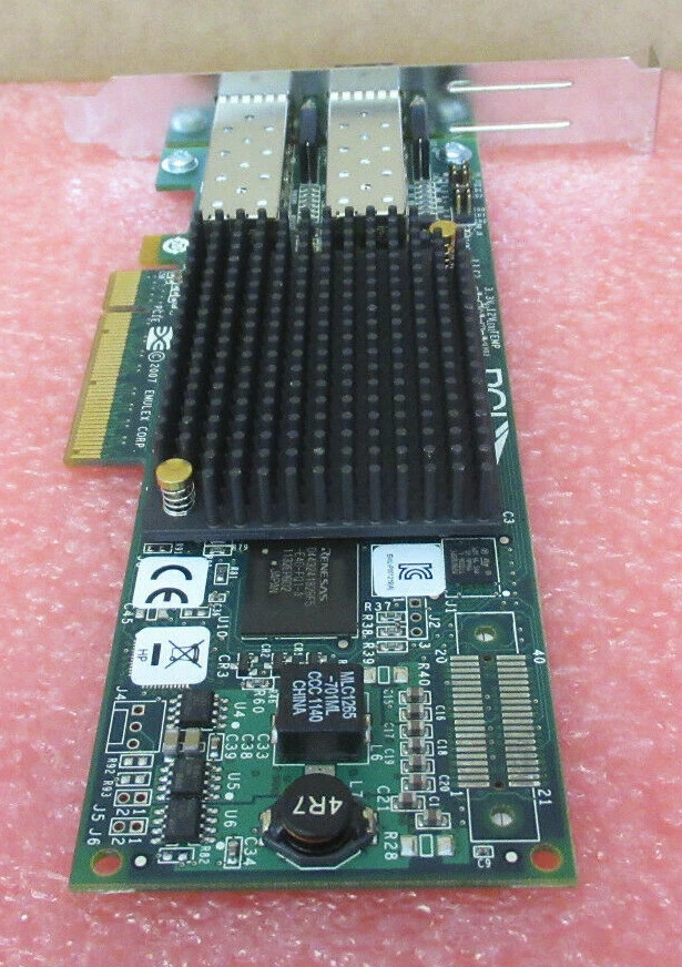 HP AJ763A Emulex LPE12002 8Gb Dual Port FC HBA Adapter 2x 8G SFP 489193-001 LPFH - Image 3 of 4