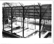 c.1900 SAN FRANCISCO SUTRO BATHS BLEACHERS VIEW SMALL POOLS & SLIDES~8x10" PHOTO