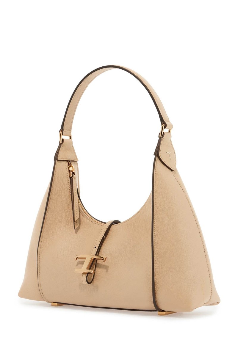 ショルダーバッグ・ポシェット TOD'S Woman Shoulder bag Beige XBWDBSR0200XWZ C600 TOD'S T Timeless shoulder bag Woman XBWTSBS0200Q8E C600