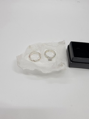 Avon Paradise Bliss 2 Piece CZ Engagement Ring And Band Set Various Sizes*** - Picture 5 of 7
