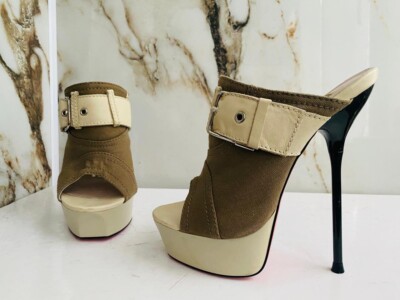 Sasha Fabiani Women Shoes Italian High Heels Size 35