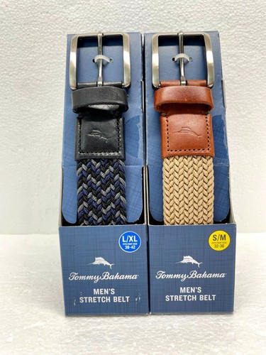Tommy Bahama Men's Stretch Braided Belt 