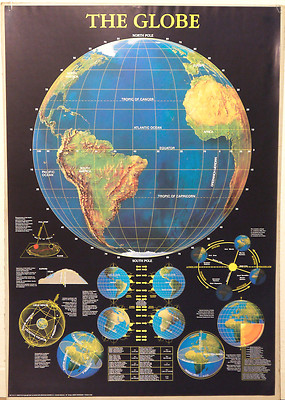 (PRL) 2001 THE EARTH GLOBE THE GLOBE THE WORLD POSTERS POSTER ART PRINT