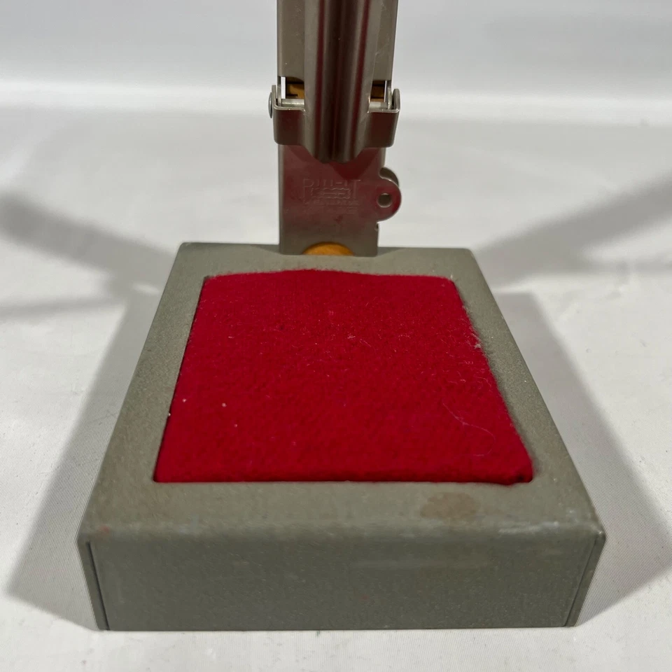 Vintage De Luxe PIN-IT Skirt Hem Marker Ruler Pin Cushion Made in USA Orco - Image 3 of 4