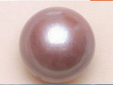 Huge 16mm Natural South Sea Genuine Pink Purple Round Loose Pearl Undrilled 2808