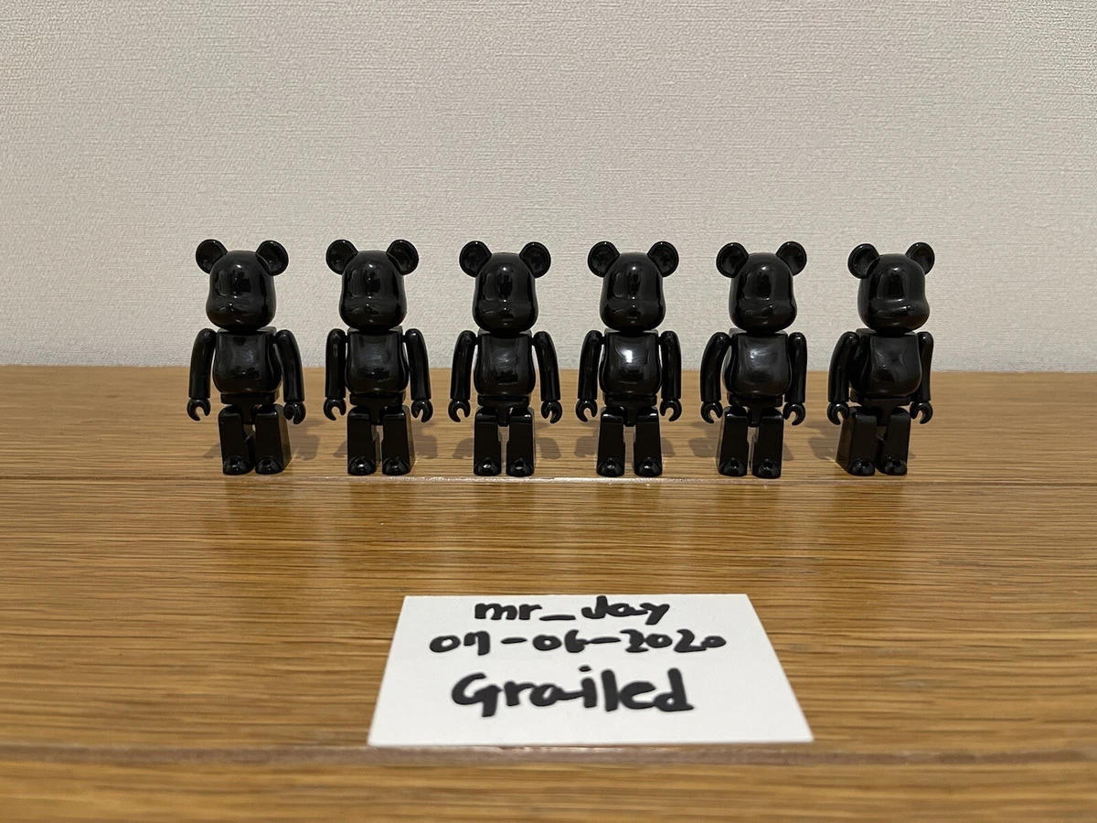 Comme Des Garcons x Colette x BE@RBRICK Black 100% 5 SET | eBay