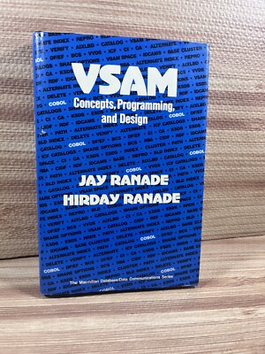VSAM Concepts Programming and Design by Jay Ranade & Hirday Ranade Vintage 1986